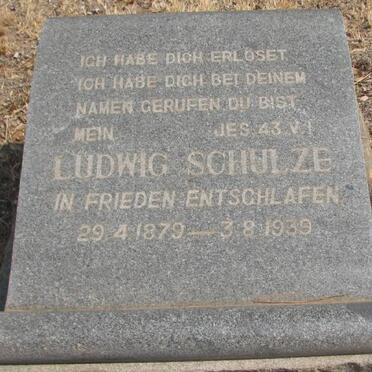 SCHULZE Ludwig 1879-1939