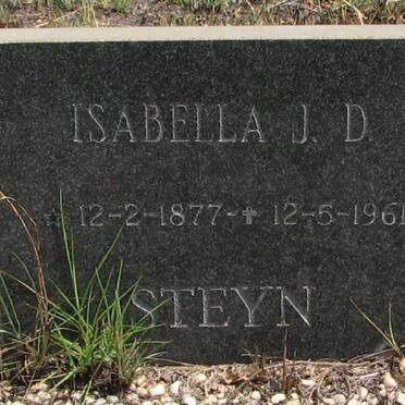 STEYN Isabella J.D. 1877-1961