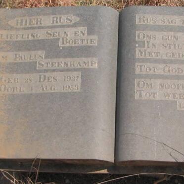 STEENKAMP Abram Paulus 1927-1953