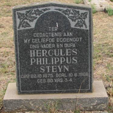 STEYN Hercules Philippus 1875-1968