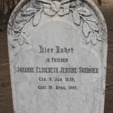 SCHRODER Johanne Elisebeth Jentine 1839-1902