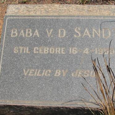 SANDT Baba, v.d. 1953-1953