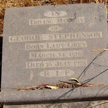 STEPHENSON George 1870-1935