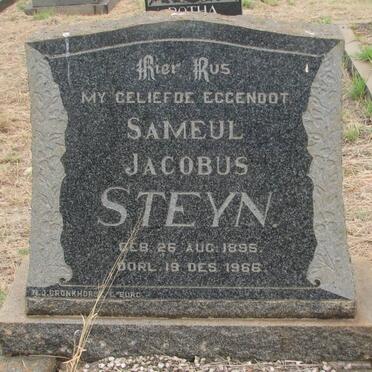 STEYN Sameul Jacobus 1895-1966