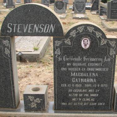 STEVENSON Magdalena Catharina 1922-1970