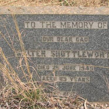 SHUTTLEWORTH Walter -1945