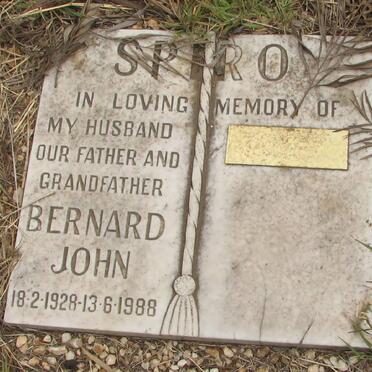 SPIRO Bernard John 1928-1988