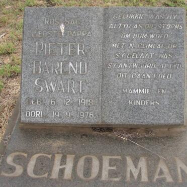 SCHOEMAN Pieter Barend Swart 1918-1976