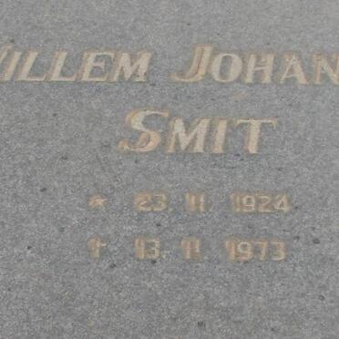 SMIT Willem Johannes 1924-1973