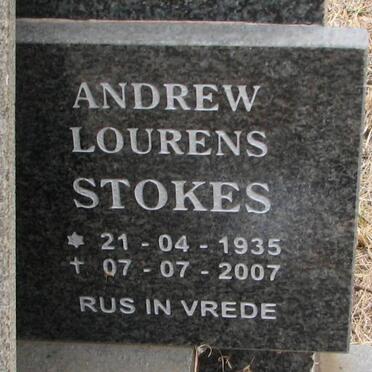 STOKES Andrew Lourens 1935-2007