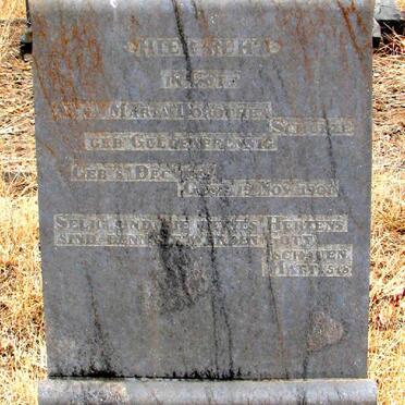 SCHULZE Anna Maria Dorothea nee GULDENPFENNIG 1859-1906