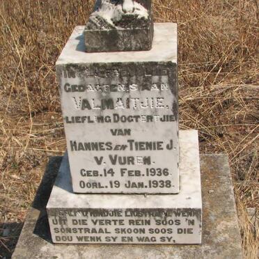 VUREN Valmaitjie, J. van 1936-1938