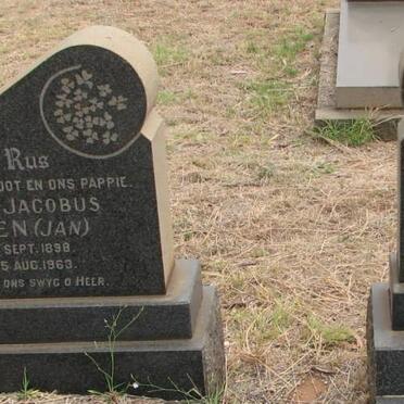 VILJOEN Johannes Jacobus 1898-1963 &amp; Anna Sophia 1912-1969