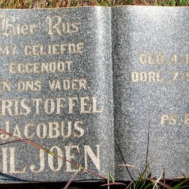 VILJOEN Christoffel Jacobus 1891-1959