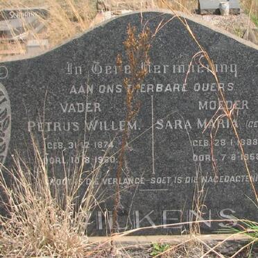 WILKENS Petrus Willem 1874-1960 &amp; Sara Maria HART 1888-1958