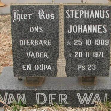WALT Stephanus Johannes, van der 1909-1971