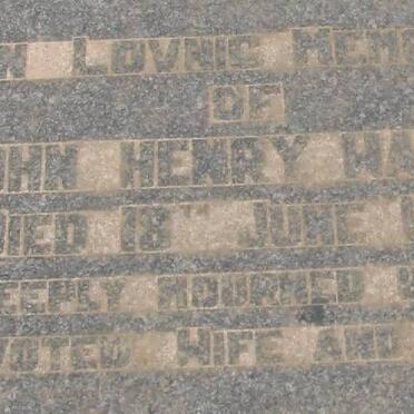 WALKER John Henry -1943