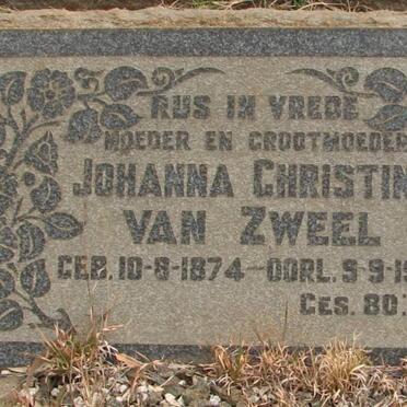 ZWEEL Johanna Christina, van 1874-1962