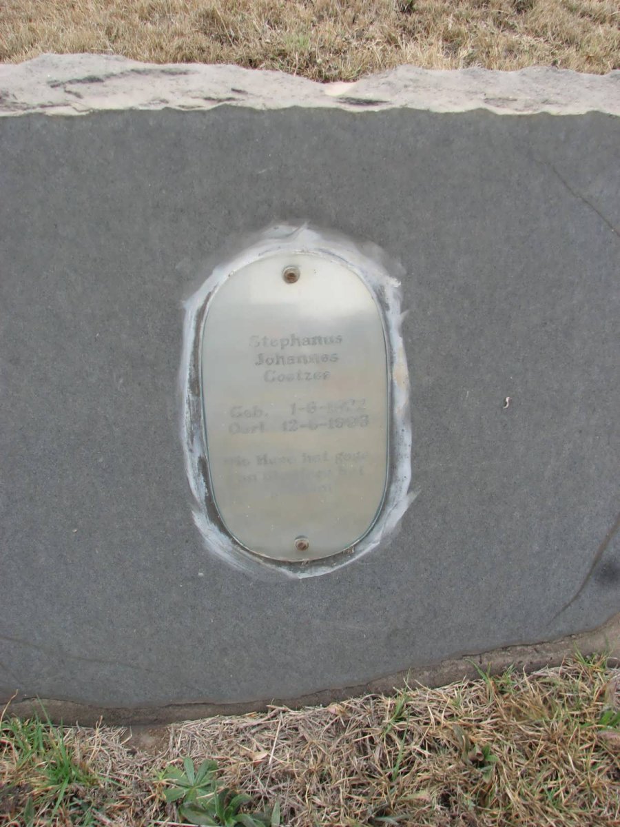 COETZER Stephanus Johannes 1922-1993