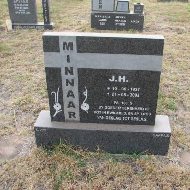 MINNAAR J.H. 1927-2003