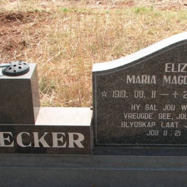 STRECKER Elizabeth Maria Magdalena 1919-2000