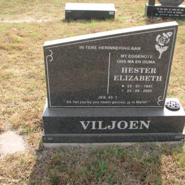 VILJOEN Hester Elizabeth 1947-2005