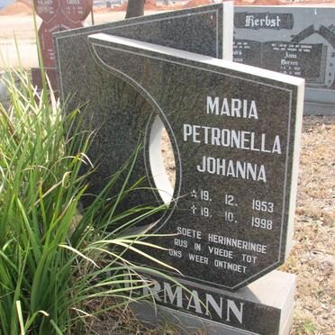 ACKERMANN Maria Petronella Johanna 1953-1998