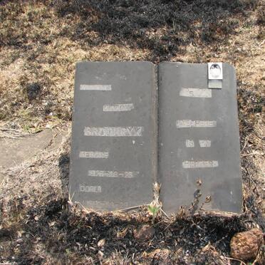 BROODRYK Wynand Gideon 1926-1991