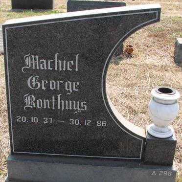 BONTHUYS Machiel George 1937-1986