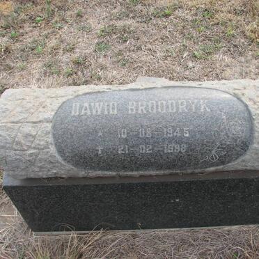 BROODRYK Dawid 1945-1998