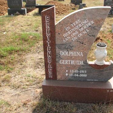 BREYTENBACH Dolphina Gertruida 1915-2000