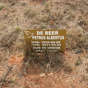 BEER Petrus Albertus, de 1930-2011