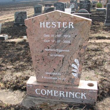 COMBRINCK Hester 1919-2004