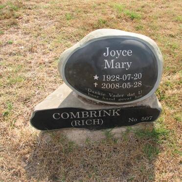 COMBRINK Joyce Mary nee RICH 1928-2008
