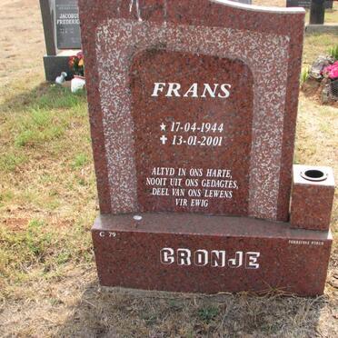 CRONJE Frans 1944-2001