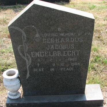 ENGELBRECHT Gerhardus Jacobus 1903-1984