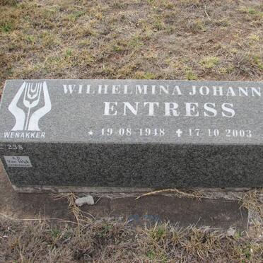 ENTRESS Wilhelmina Johanna 1948-2003