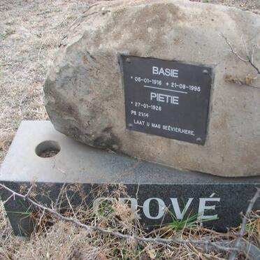 GROVÉ Basie 1916-1995 &amp; Pietie 1926-