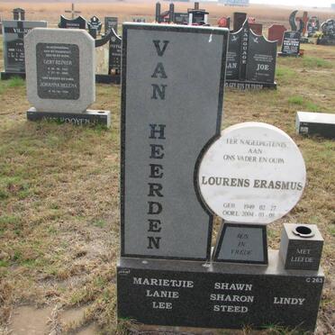 HEERDEN Lourens Erasmus, van 1949-2004