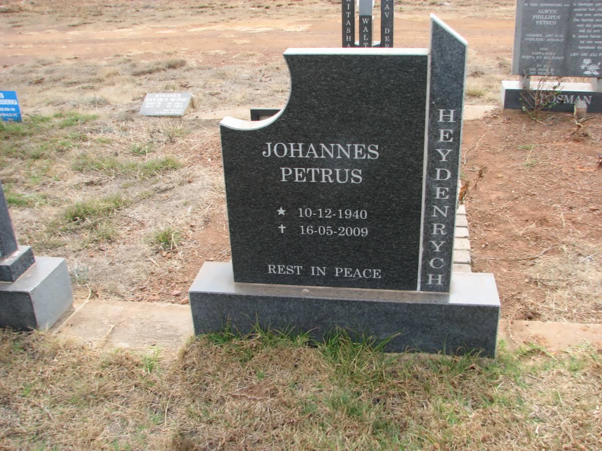 HEYDENRYCH Johannes Petrus 1940-2009