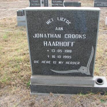 HAARHOFF Jonathan Crooks 1918-1995