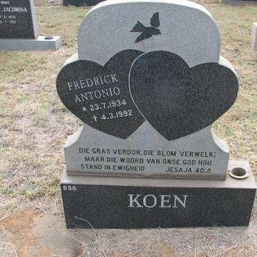 KOEN Fredrick Antonio 1934-1992