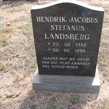 LANDSBERG Hendrik Jacobus Stefanus 1955-1994