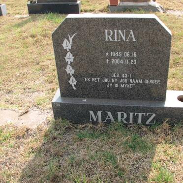 MARITZ Rina 1945-2004