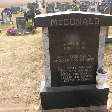 McDONALD Karl 1953-2000