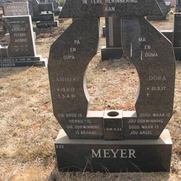 MEYER Lammert 1912-1991 &amp; Dora 1917-