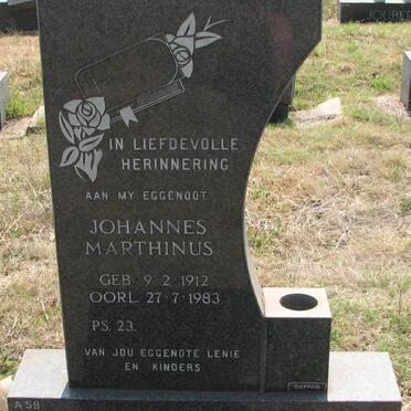 MALAN Johannes Marthinus 1912-1983