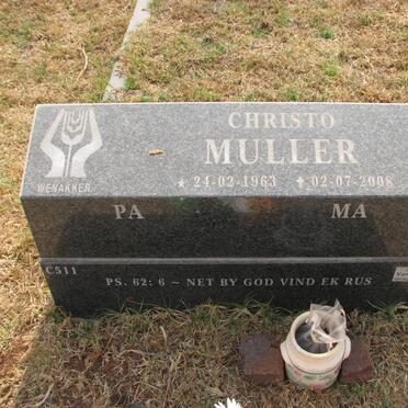 MULLER Christo 1963-2008