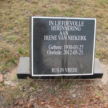NIEKERK Irene, van 1930-2012