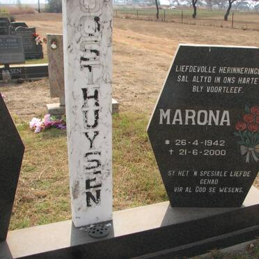 OOSTHUYSEN Marona 1942-2000